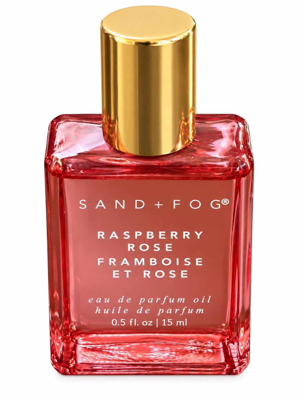 Sand + Fog Raspberry Rose Perfume Oil - Pink Bottle